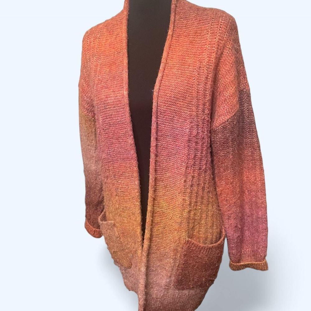 Christian Siriano Multicolor Knit Cardigan Size M